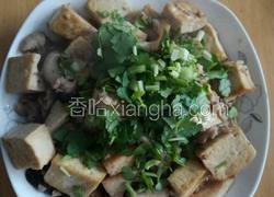 香菇肉末烧豆腐