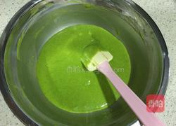 菠菜戚风蛋糕的做法图解11