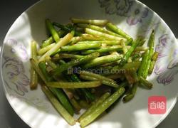 蒜苔炒肉的做法图解6