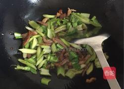 土猪肉炒菜苔的做法图解6