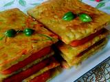 西葫芦胡萝卜夹心饼