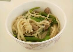 豆角猪肉面条