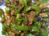 辣椒炒脆大头萝卜