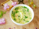 小米瘦肉藤蒿疙瘩汤的做法[图]