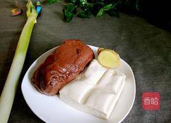 家常豆腐猪血的做法图解1