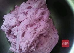 紫薯开花馒头的做法图解3