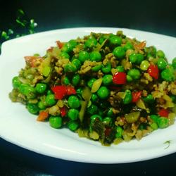 酸菜肉沫豌豆