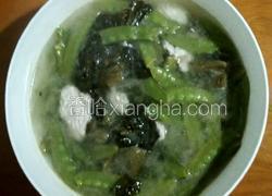 豌豆角肉片汤