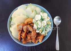 香辣照烧鸡腿饭