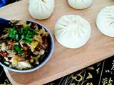 白菜丁肉丁大包子