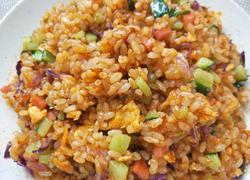辣酱芝士炒饭