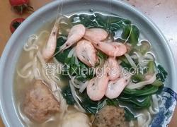 丸子白米虾面