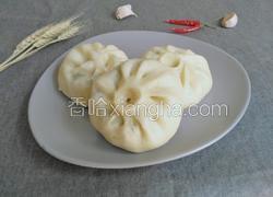 韭菜馅素包子