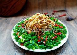 小葱拌豆皮