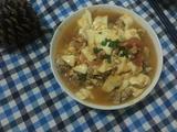 番茄肉末豆腐