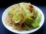 手撕包菜炒粉条