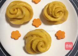 南瓜花卷的做法图解6