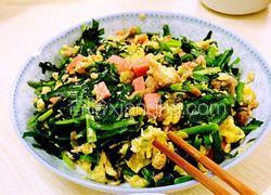 韭菜肉丝炒蛋
