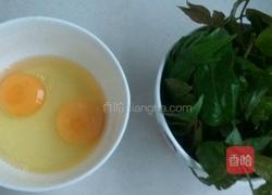 香椿鸡蛋饼的做法图解1