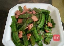 培根炒荷兰豆的做法图解5