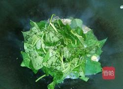 鸡蛋肉末红薯叶荞麦面的做法图解6