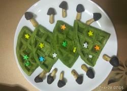 绿色华夫饼