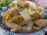 娃娃菜炖冻豆腐
