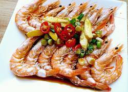清蒸冻虾