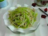 青笋凉薯炒肉丝