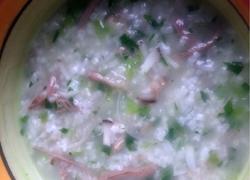 香菇青菜瘦肉猪皮粥