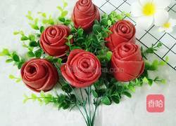 玫瑰花馒头的做法图解2
