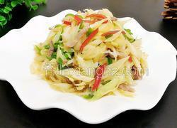 蒲菜肉丝小炒～