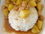 蚝油土豆肉丁盖饭