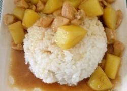 蚝油土豆肉丁盖饭