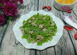 豆角炒肉丁