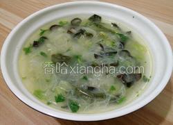 老黄瓜粉丝木耳汤