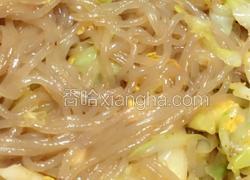 酸辣甘蓝鸡蛋粉丝