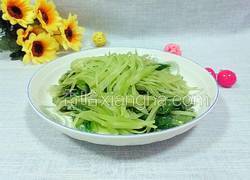 清炒莴笋