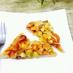 杂蔬火腿披萨的做法[图]