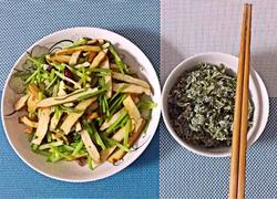 麦芹豆干+芹叶麦饭（适合孕妈）