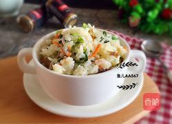 芹菜炒饭的做法图解10