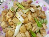 葱白炒豆腐