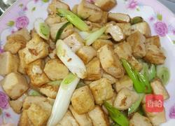 葱白炒豆腐的做法图解4