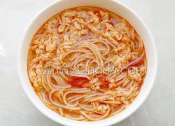 红油番茄鸡蛋汤面