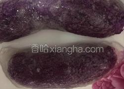 水晶紫薯卷