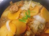 鸭肉炖土豆大白菜