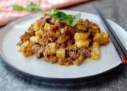 黑椒年糕牛肉粒