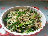 豆芽炒韭菜