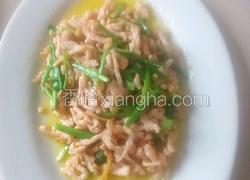 韭菜苔肉丝