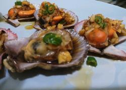 老屋私房菜 油泼蒜香扇贝